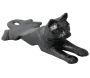 Cale porte chat en fonte