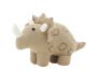 Cale-porte dinosaure en coton beige