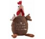 Cale-porte poule en velours Home sweet home 27 cm