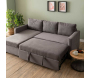Canapé d'angle convertible avec rangement Kado - 5