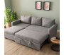 Canapé d'angle convertible avec rangement Kado - 1189
