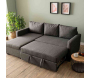 Canapé d'angle convertible avec rangement Kado - 6