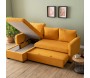 Canapé d'angle convertible avec rangement Kado - 1189