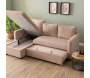 Canapé d'angle convertible avec rangement Kado - 1189