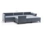 Canapé d'angle convertible en tissu Belen - 1099