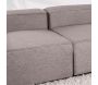 Canapé d'angle en tissu Mode Soft - 1199