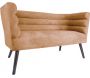 Canapé design en velours et bois Explicit