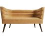 Canapé design en velours et bois Explicit - PRE-0660