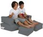 Canapé enfant avec poufs intérieur extérieur Kids - ASI-0566