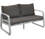 Canapé extérieur 2.5 places en aluminium Tonio