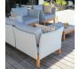 Canapé de jardin en aluminium et tissu Welcome - PRL-1571