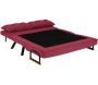 Canapé 2 places convertible en tissu Sando - 389