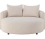 Canapé rond ⌀150 cm en polyester Kelso - VEN-0923