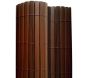 Canisse en PVC effet noyer double face qualité + (Lot de 6) - FEN-0359