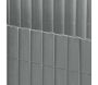 Canisse en PVC gris perle double face qualité + - 45,90