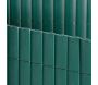 Canisse en PVC vert double face qualité + - FEN-0246