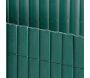 Canisse en PVC vert double face qualité + (Lot de 6) - FEN-0349
