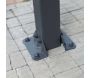 Carport en aluminium et polycarbonate bronze Palma - 1699,15