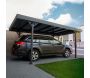 Carport en aluminium et polycarbonate bronze Palma - Canopia by Palram