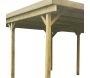 Carport en bois 2 emplacements 6x5 m Basic - GAS-0122