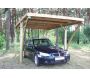 Carport en bois et panneaux ondulés 3x5 m Lido - 1489