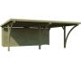 Carport double 600 x 670 cm avec abri Milan