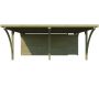 Carport double 600 x 670 cm avec abri Milan - GAS-0329