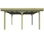 Carport double en bois Basic - 8