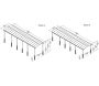 Carport spécial camping-car en aluminium et polycarbonate Alpine - PAA-0428