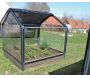 Carré potager en mélèze avec serre Siberian - GROWCAMP