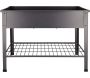 Carré potager en métal anthracite