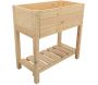 Carré potager en pin naturel sur pieds - 59,90