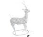 Cerf lumineux en osier blanc