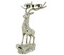 Cerf porte-bougies aluminium