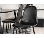 Chaise en acier et polyuréthane noir Polar (Lot de 2) - Venture Home