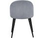 Chaise en acier et velours côtelé gris clair Velvet (Lot de 2) - 6