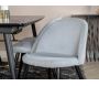 Chaise en acier et velours côtelé gris clair Velvet (Lot de 2) - VENTURE HOME