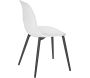 Chaise en aluminium et assise en résine Malte (Lot de 2) - MOR-0177