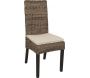 Chaise en bananier et acajou teinté