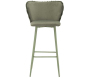 Chaise de bar en tissu et métal Alaska (Lot de 2) - 5