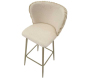 Chaise de bar en tissu et métal Alaska (Lot de 2) - 6