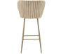 Chaise de bar en tissu et métal Alaska (Lot de 2) - 7