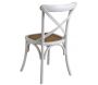 Chaise de bistrot en bouleau et rotin - AUBRY GASPARD