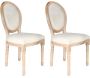 Chaise en bois Eleonor (Lot de 2)
