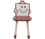 Chaise en bois pour enfant Monsieur madame - CMP-4658
