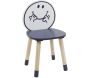 Chaise en bois pour enfant Monsieur madame