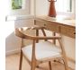 Chaise en bois de hêtre et lin Porto - 5