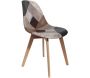 Chaise en bois de hêtre et polypropylène Patchwork