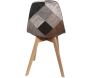 Chaise en bois de hêtre et polypropylène Patchwork (Lot de 2) - 6