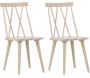 Chaise en bois d'hévéa Mariette
